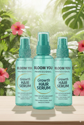 BLOOM YOU Herbal Hair Growth Serum with Natural Extracts(300 ml)