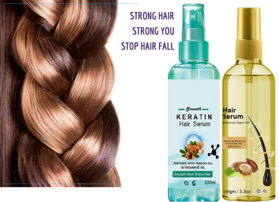 PERLENTE Hair Serum For Instant Shine(200 ml)