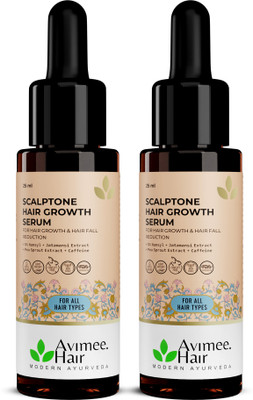 Avimee Herbal Scalptone Hair Growth Serum | Enriched with Nansyl | Reduces Hair Fall | 2*25ml(50 ml)