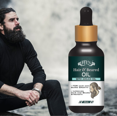 IBFEN Beard Oil For Men - Serum For Dry Frizz Grey Beard, Hair Oil for Patchy Beard(30 ml)