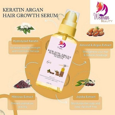 Woman Beauty KERATIN ARGAN HAIR GROWTH SERUM-100 ML_08(100 ml)