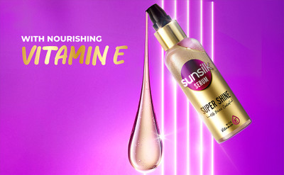 SUNSILK Super Shine Hair Serum For Dry frizzy Hair 40ML(40 ml)