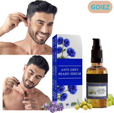 GOIEZ Anti-grey Beard Serum Daily Shield – Daily Care To Protect Against Greying.(30 ml)