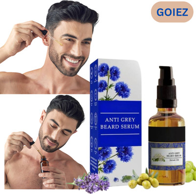 GOIEZ Anti-grey Beard Serum Soft Touch – Softens Beard Reducing Greying Naturally.(30 ml)