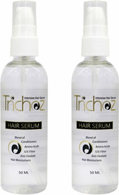 Trichoz Hair Serum|Pro-Vitamin B5,Argan Oil & Keratin for Smooth,Frizz-Free Hair(50 ml)