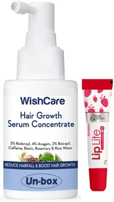 UNBOX WishCare Hair Growth Serum Concentrate With Free LipLite-1(30 ml)