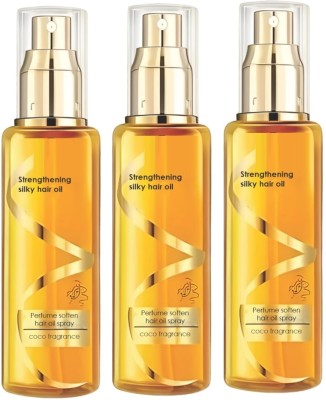 house of common Strengthening Silky Hair Oil, Protein Hair Repair Spray (100ml) Pack of 3(300 ml)