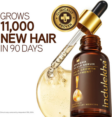 indulekha Bringha Hair Growth Treatment Scalp Serum ,30ml |Ayurvedic Hair Growth Serum(30 ml)