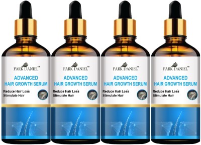 PARK DANIEL Advance Hair Growth Serum - Reduce Hair Fall (30ml) Pack of 4(120 ml)