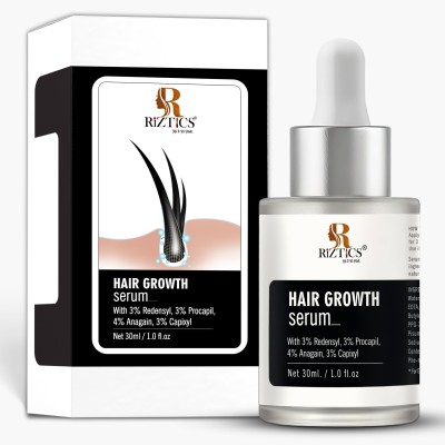 R RIZTICS Hair Growth Serum With Redensyl & Anagain Controls Hair Fall & Regrowth Hair(30 ml)