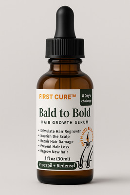 First Cure Bald To Bold Hair Regrowth Serum with DHT Blocker(30 ml)