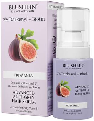 blushlin 2% Darkenyl for Anti-Grey Hair Serum + Hair Growth Actives | Toxin Free |
