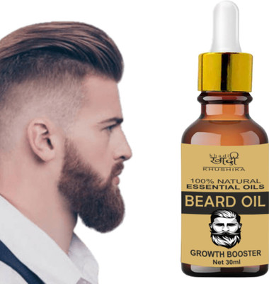 Khadi Khushika Beard Oil For Get Rid of the Dreaded Beard Itch | Fights Beard Dandruff | Treat Patchy Beards | Style Your Beard Easier | Fight Acne(30 ml)