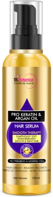 St.Botanica Pro Keratin & Argan Oil Smooth Therapy Hair Serum - For Soft, Smooth & Shiny Hair(120 ml)