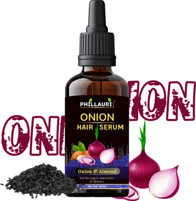 Phillauri Onion Hair Serum Adds Shine to Your Gorgeous hair Naturally(30 ml)