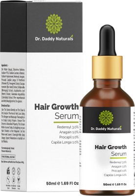 Dr.daddy natural's Hair Growth Serum | Stop Hair Loss and Promote Hair Regrowth | Man-woman(50 ml)