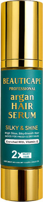 Beauticape Professional Beauticape Argan Hair Serum Glossy, Frizz-Free, UV Protected, Non-Sticky – 50ml(50 ml)