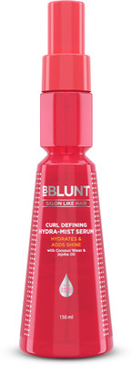 BBlunt Curl Defining Hydra-Mist Serum with Jojoba Oil & CoconutWater for Hydrated Curls(150 ml)