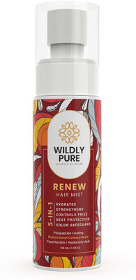 Wildly Pure Renew Hair Mist 5 in 1 | UV Protection | Frizz Control | Heat Protectant(100 ml)