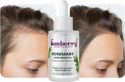 Bonberry Advanced Rosemary Hair Growth Serum 3% Redensyl, 4% AnaGain, 3% Baicapil(30 ml)