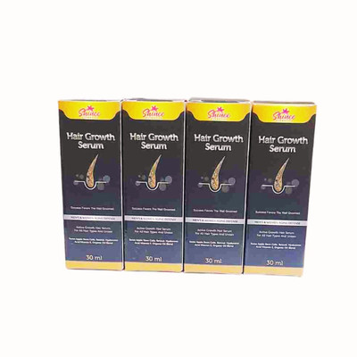shineecosmetics Active hair growth serum | Retinol & Organic Oil blends | 30 ml each (Pack of 4)(120 ml)