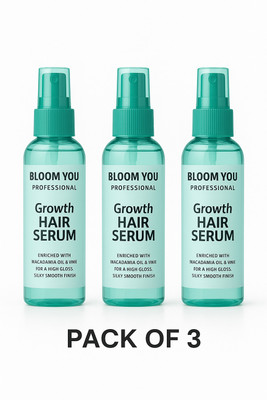 BLOOM YOU Shine & Growth Hair Serum – Professional Care Bottle(300 ml)