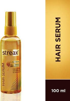 Streax Vitalized with Walnut Oil, For Hair Smoothening & Shine , Hair Serum(100 ml)