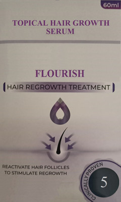 Flourish 5 HAIR REGROWTH TREATMENT SERUM(60 ml)