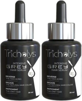 Tricholys Intensive Grey Hair Serum : Pack of 2(30 ml)