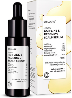 BRILLARE Caffeine & Phytopeptide Scalp Serum with Redensyl for hair fall reduction(30 ml)