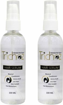 Trichoz Hair Serum|Pro-Vitamin B5,Argan Oil & Keratin for Smooth,Frizz-Free Hair(100 ml)