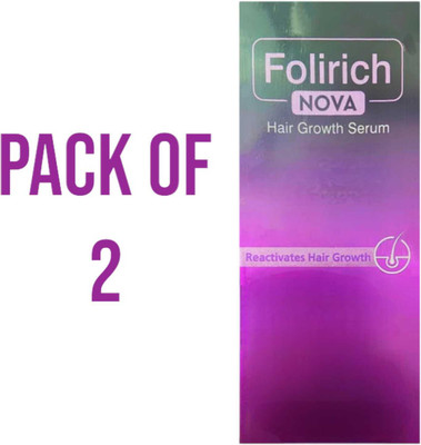 DOOMSDAY FOLIRICH NOVA HIAR SERUM FOR CONTROL HAIR FALL & SILKY HAIRS PACK O 60ml x 2(120 ml)