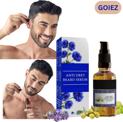 GOIEZ Anti-grey Beard Serum Dark– Strengthens And Darkens Beard With Regular Use.(30 ml)