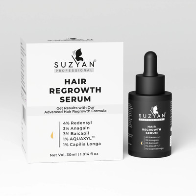 suzyan Hair Regrowth Serum – Boosts Growth & Reduces Hair Fall(30 ml)