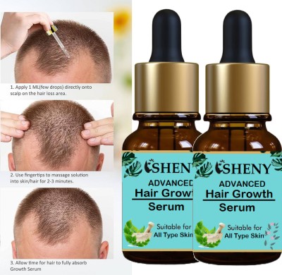 Sheny hair growth For Hair Growth pack of 2(60 ml)