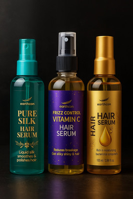 Earthcon Earthcorn Hair Serum for Instant Smoothness & Soft Texture(300 ml)
