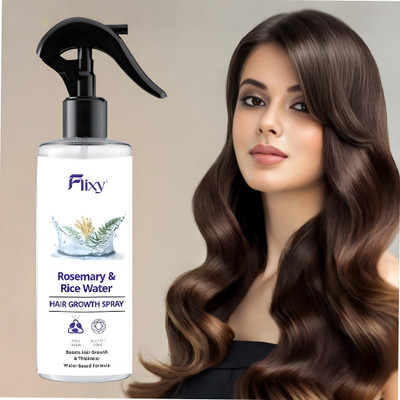 FLIXY Natural Hair Growth Spray with Rosemary & Rice Water(100 ml)