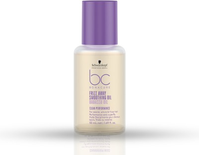 Schwarzkopf Professional Bonacure Frizz Away Smoothing Oil with Babassu Oil for Frizzy Hair 50ml(50 ml)