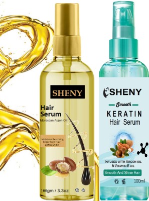 Sheny New Hair Serum Instant Shine & Smoothness Damage Repair(100 ml)