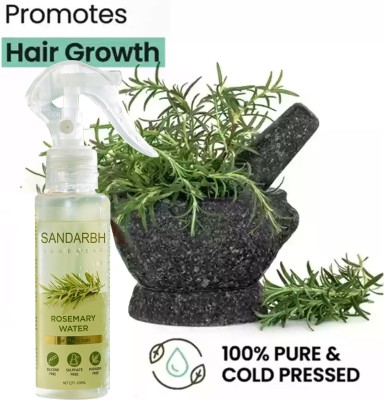 Sandarbh Herbal Rosemary water for Anti-Hair Fall Old Hair Spray Hair Oil(100 ml)