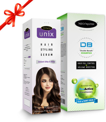 Neomatin | Unix Styling Serum (50ml) + DB Double Benifit Shampoo(250 ml)