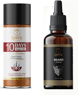 7 Days 10Days Hair Growth Booster Hair Strengthening Serum for Men_beard serum(150 ml)