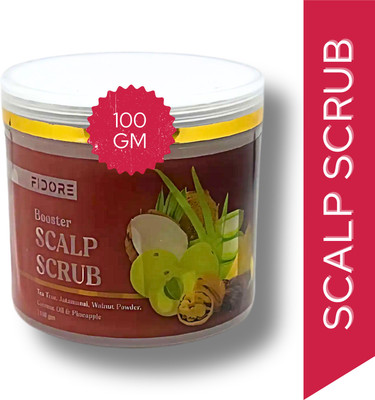 FIDORE Booster Scalp Scrub – Dandruff Control & Scalp Exfoliation for Men & Women(200 g)