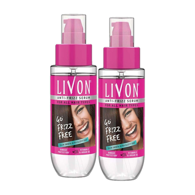 LIVON Hair Serum For Smooth, Frizz free & Glossy Hair(200 ml)