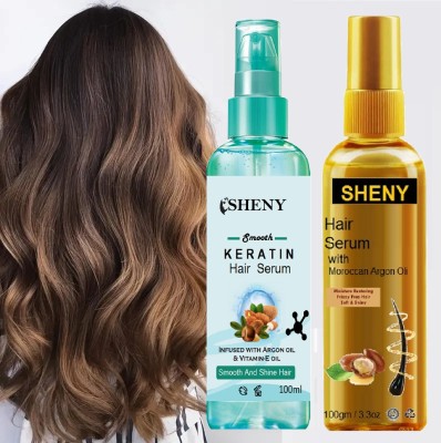 Sheny Hair Strengthening Serum enriched with Argan Oil for Hair Growth(200 g)