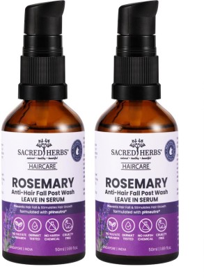 Sacred Herbs Rosemary Leave In Serum with Tulsi extract for Reducing Hair Loss & Breakage(100 ml)