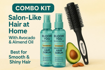 BLOOM YOU Smooth & Shine Hair Care Combo(3 Items in the set)