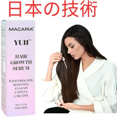 MACARIA YUII Hair Growth Serum Spray Procapil, Capixyl, Redensyl & Baicapil(60 ml)