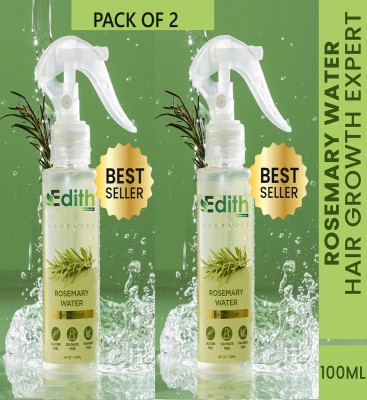 EDITH NATURALS Rosemary Water Hair Spray, For Hair Growth, Hair Fall Control & Hair Shine(200 ml)