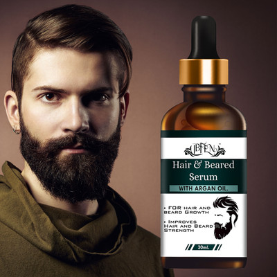 IBFEN Men Mustache & Beard Oil Serum For Frizz Grey Beard Hair Oil for Uneven Beard(30 ml)